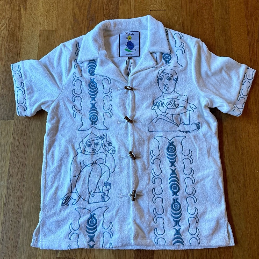 Marie de Buttet x Tombolo (Terrycloth) size M shirt NWT